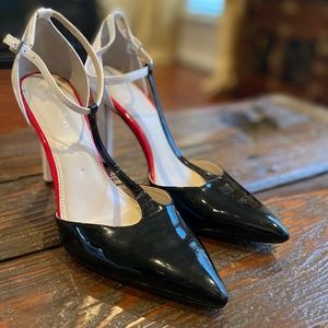 Calvin Klein T-Bar Heels, Size 8